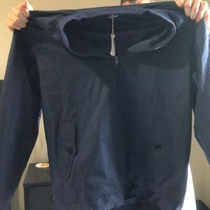 Navy mens bomber jacket